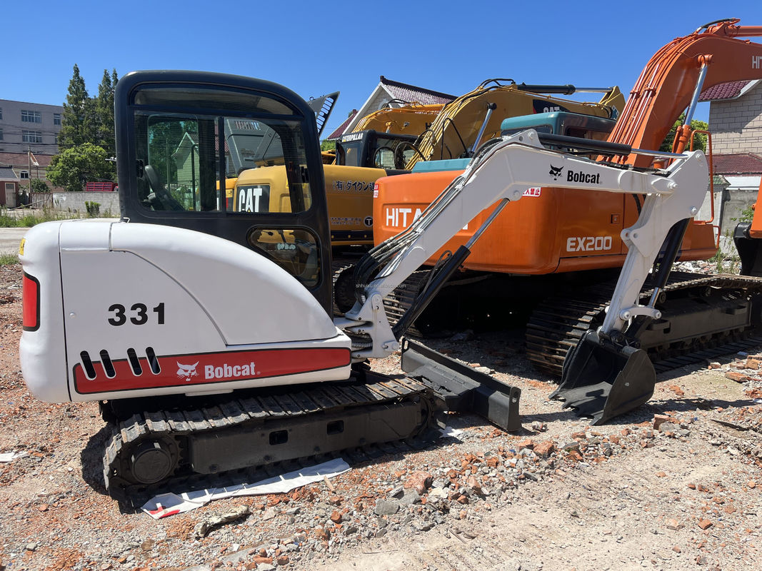 Kullanılmış Mini Kazıcı Bobcat 331 Küçük Kullanılmış Post Çukur Kazıcılar İkinci El Kazıcılar