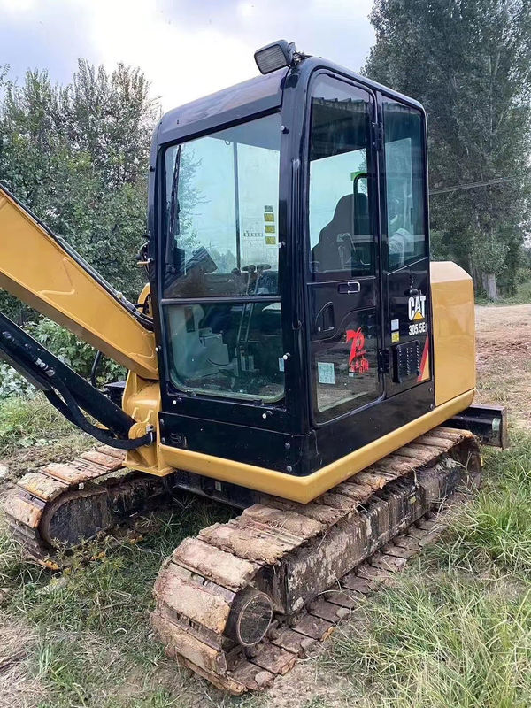 Mini kazma makinesi iyi durumda ikinci el 5.5 tonluk kazıcı Mini CAT 305.5 sürünen kazıcı