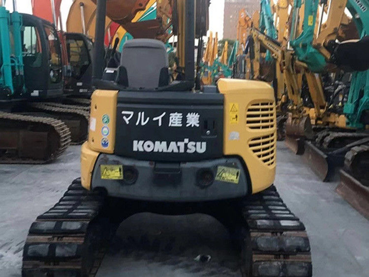 İyi bakımlı kullanılmış mini komatsu pc40 ekskavatörü açık kabin pc 40 4 tonluk küçük kazıcı satılıyor pc40mr