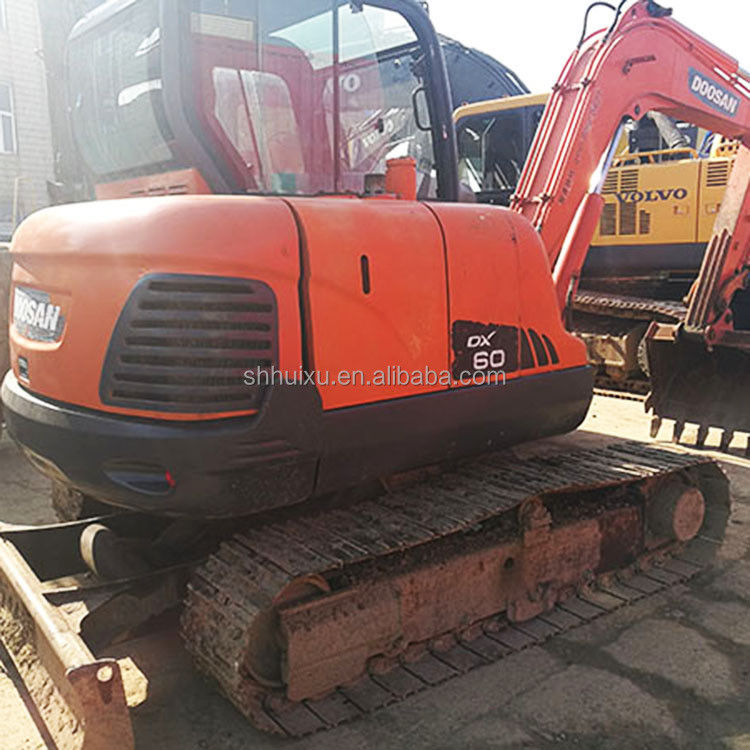 Kullanılmış hidrolik sürünen Doosan 60 kazıcı ekskavatörü / ikinci el DOOSAN 60 ekskavatörü düşük fiyatla satılıyor