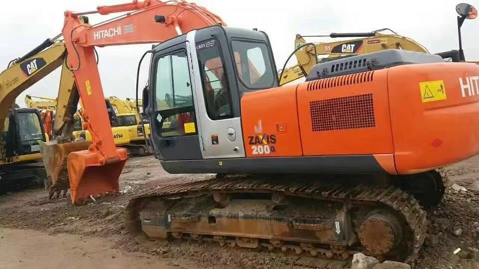 20 TON kullanılmış Hitachi ZAXIS 200 backhoe yükleyici kazıcı madencilik ağır ekipman kazıcı torbacı ZX200 İyi durumda Son Fiyat Exc