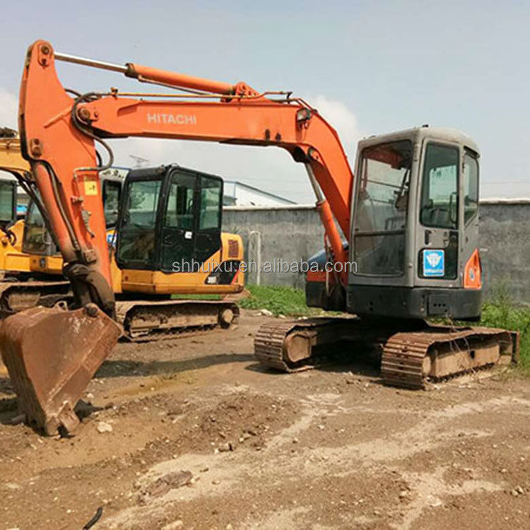 Hitachi stokta kullanılmış Hitachi 55 mini kazıcı satılıyor ikinci el Hitachi 55 küçük kazıcı iyi durumda