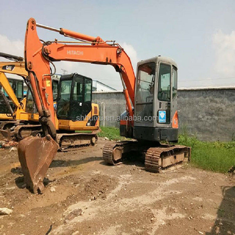 Hitachi stokta kullanılmış Hitachi 55 mini kazıcı satılıyor ikinci el Hitachi 55 küçük kazıcı iyi durumda