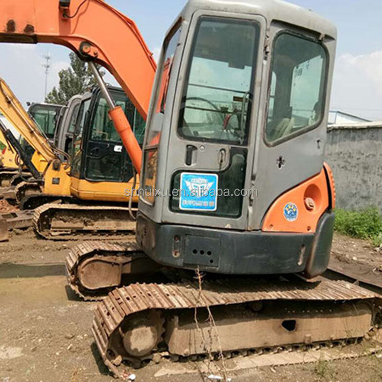 Hitachi stokta kullanılmış Hitachi 55 mini kazıcı satılıyor ikinci el Hitachi 55 küçük kazıcı iyi durumda