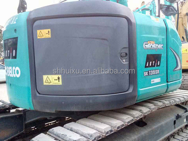 En çok satan ikinci el sürünen kazma makinesi Kobelco135/Satış için iyi kaliteli kullanılmış kazma makinesi Kobelco135