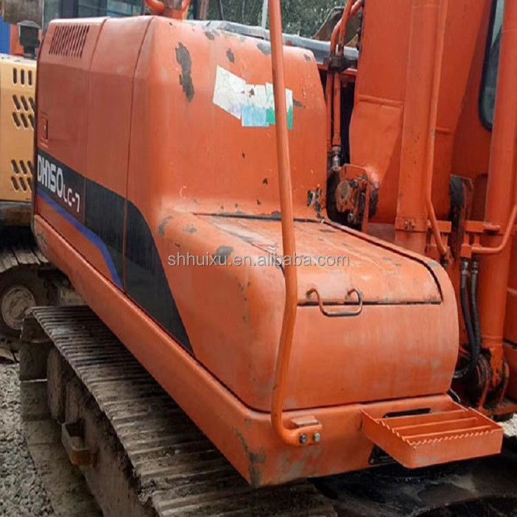 Kullanılmış hidrolik sürünen kazma makinesi Doosan DH150/İkinci el Kaliteli DOOSAN DH150 ekskavatörü düşük fiyatlı satılıyor