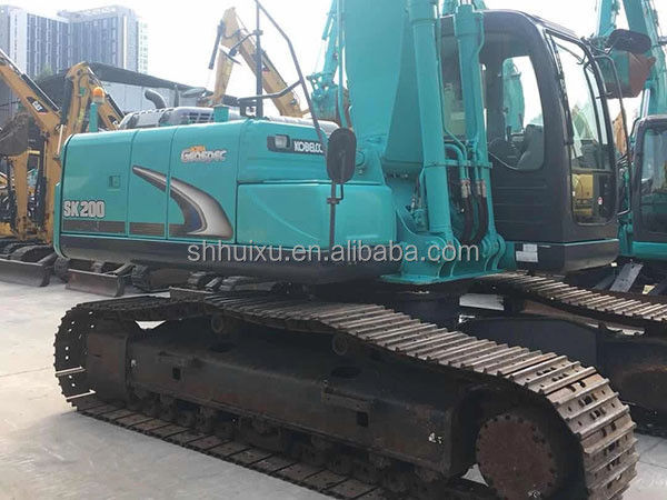 Kobelco SK200 En çok satan ikinci el sürünen kazma makinesi Kobelco SK200/İyi kaliteli kullanılmış kazma makinesi Kobelco SK200 satılık