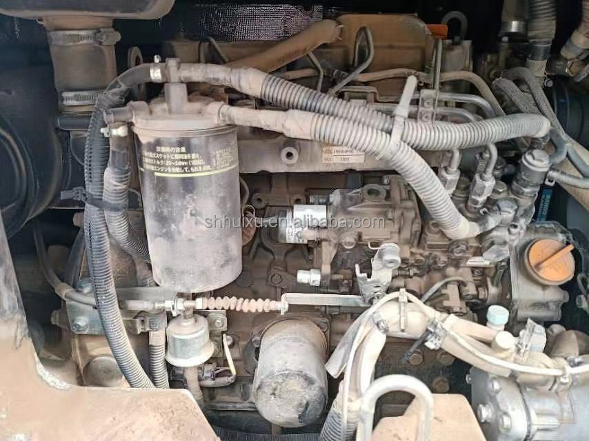 Hitachi stokta kullanılmış Hitachi EX55 mini kazıcı satılıyor ikinci el hitachi mini kazıcı EX55 iyi durumda