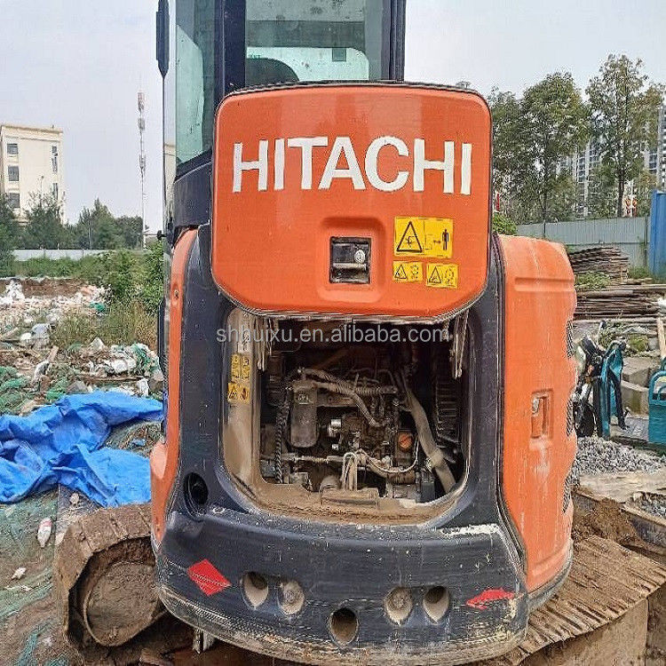 Hitachi stokta kullanılmış Hitachi EX55 mini kazıcı satılıyor ikinci el hitachi mini kazıcı EX55 iyi durumda