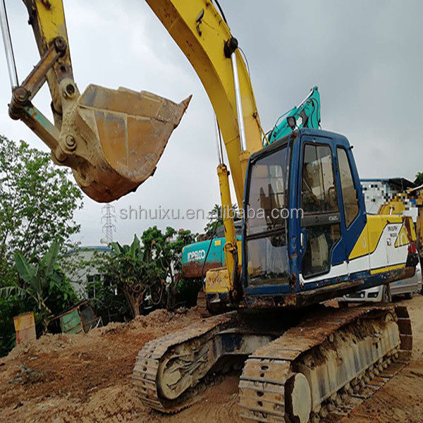 Kobelco SK200 En çok satan ikinci el kazma makinesi kullanılmış sürünen ekskavatör Kobelco SK200-3 satılıyor