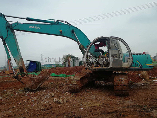 Kobelco SK200 İyi kalite ikinci el sürünen kazıcı Kobelco SK200-5 satılık kullanılmış kazma makinesi