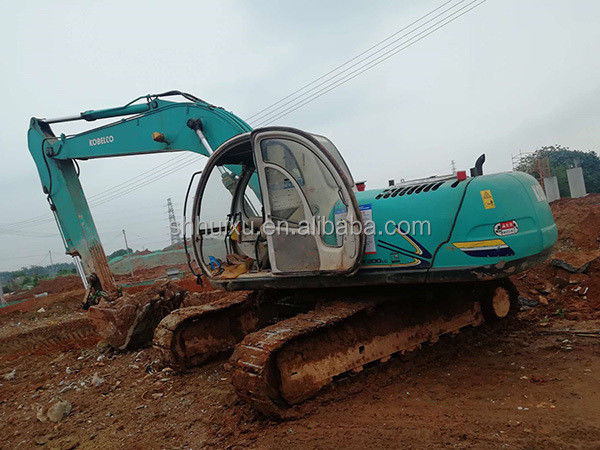 Kobelco SK200 İyi kalite ikinci el sürünen kazıcı Kobelco SK200-5 satılık kullanılmış kazma makinesi