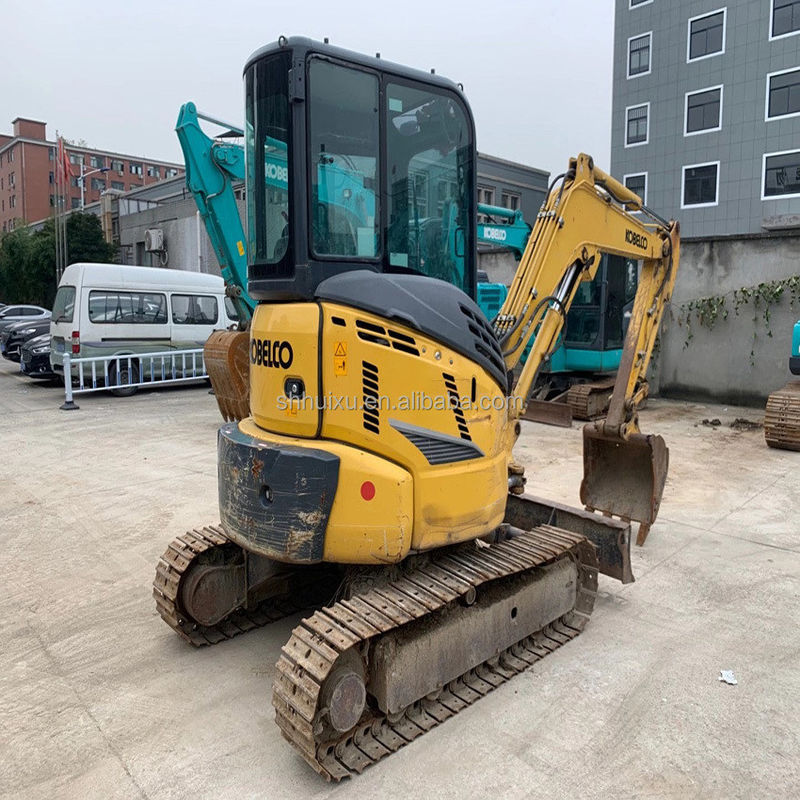 Kullanılmış hidrolik sürünen kazıcı Kobelco35SR, mini ikinci el yüksek kaliteli kazıcı KOBELCO35SR ucuz fiyat