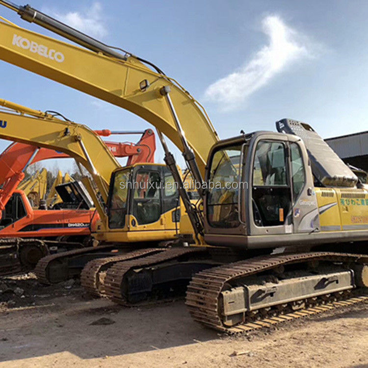 Kobelco SK200 En çok satan iyi kalite kullanılmış kazma makinesi ikinci el sürünen kazıcı Kobelco SK210