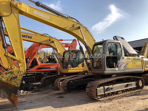 Kobelco SK200 En çok satan iyi kalite kullanılmış kazma makinesi ikinci el sürünen kazıcı Kobelco SK210