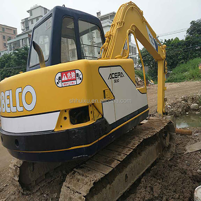 Kullanılmış hidrolik sürünen kazıcı Kobelco60-3, mini ikinci el yüksek kaliteli kazıcı KOBELCO60-3 ucuz fiyat