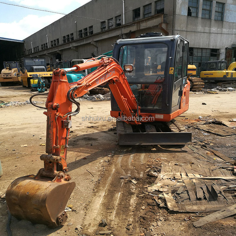 Hitachi stokta Kullanılmış mini kazıcı Japon HITACHI 20-2 satılıyor/İlk el Küçük sürünen kazıcı iyi durumda HITACHI 20-2