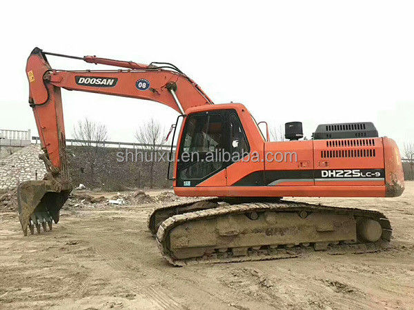 Doosan sıcak satış doosan dh225 kazıcı kullanılmış sürünen dh225lc-9/kullanılmış kazma makinesi en çok satan iyi fiyat