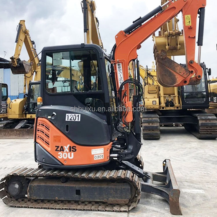 Hitachi stokta Kullanılmış mini kazıcı Japon HITACHI 30 satılık/İlk el Küçük sürünen kazıcı iyi durumda HITACHI 30