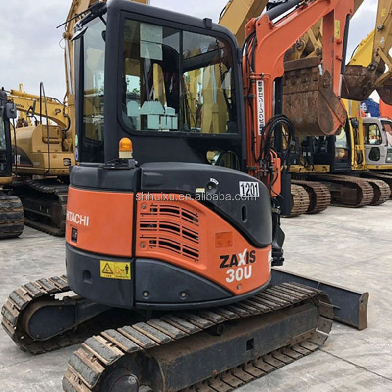 Hitachi stokta Kullanılmış mini kazıcı Japon HITACHI 30 satılık/İlk el Küçük sürünen kazıcı iyi durumda HITACHI 30