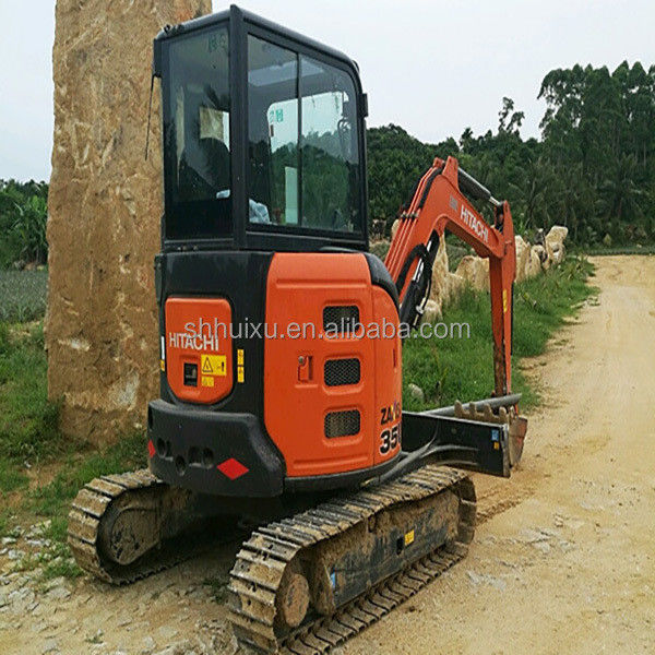 Hitachi stokta Kullanılmış mini kazıcı Japon HITACHI 35 satılıyor/İlk el Küçük sürünen kazıcı iyi durumda HITACHI 35