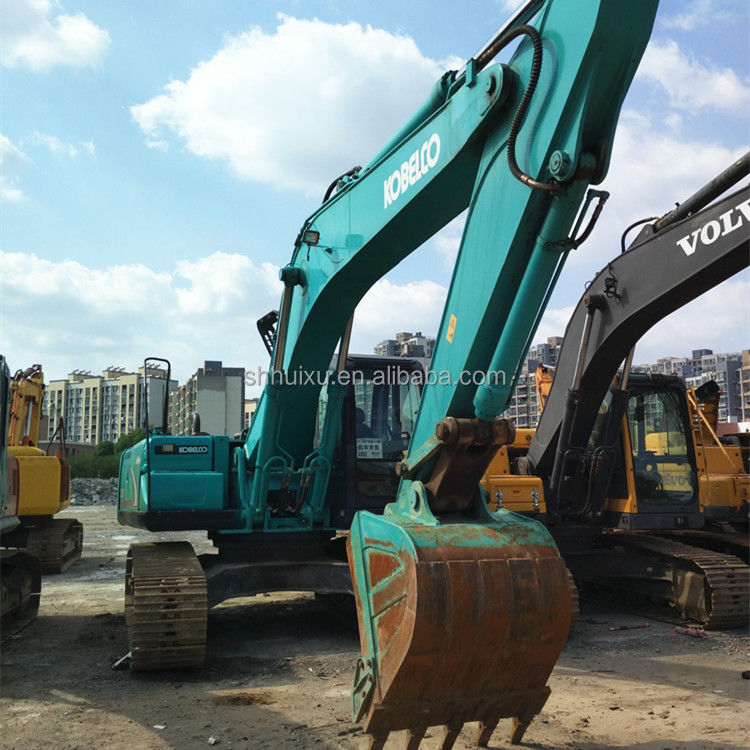 Kobelco SK200 İkinci el sürünen kazıcı Kobelco SK250 Kullanılmış kazma makinesi ucuz fiyat