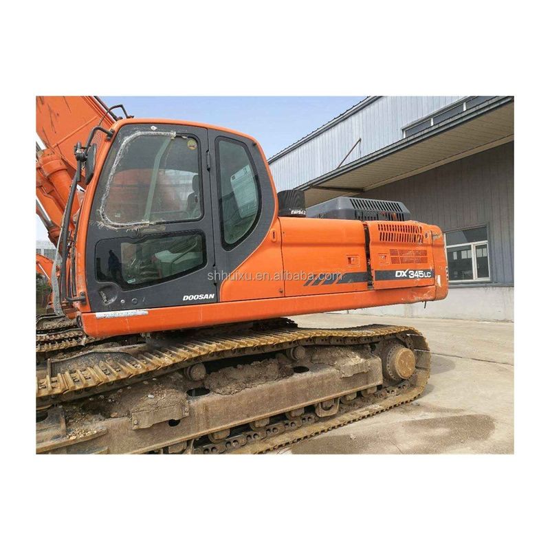 Doosan sıcak satış Mükemmel kalite İkinci el hidrolik sürünen kazıcı DOOSAN DX345 Kore kökenli/kullanılmış kazma makinesi en çok satan iyi fiyat