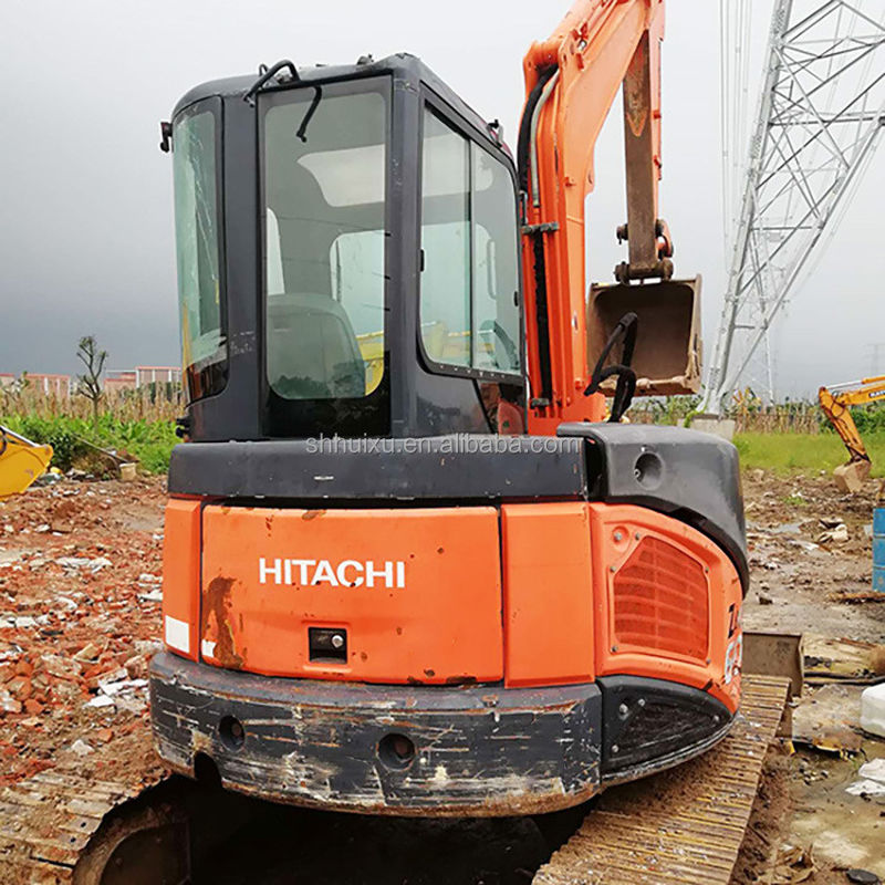 Hitachi stokta Kullanılmış mini kazıcı Japon HITACHI 50 satılık/İlk el Küçük sürünen kazıcı iyi durumda HITACHI 50