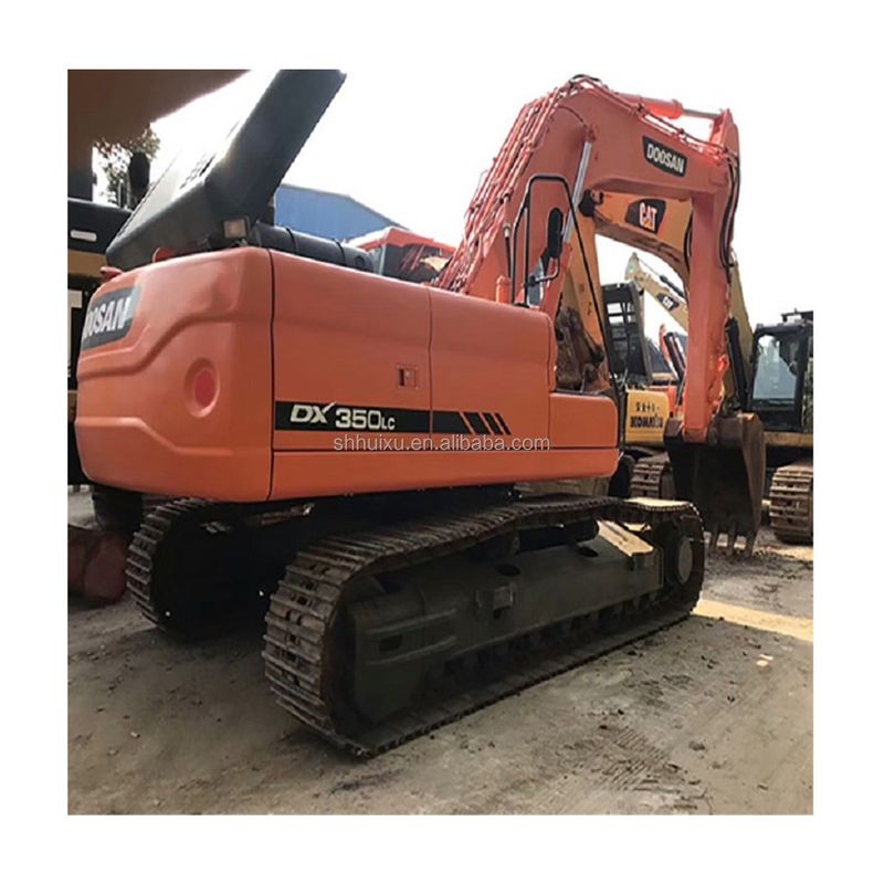 Doosan sıcak satış Mükemmel kalite ikinci el hidrolik sürünen kazıcı DOOSAN DX350 Kore kökenli kullanılan kazma makinesi en çok satan