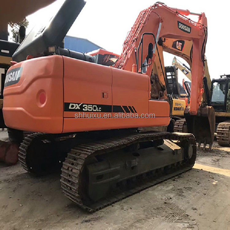 Doosan sıcak satış Mükemmel kalite ikinci el hidrolik sürünen kazıcı DOOSAN DX350 Kore kökenli kullanılan kazma makinesi en çok satan