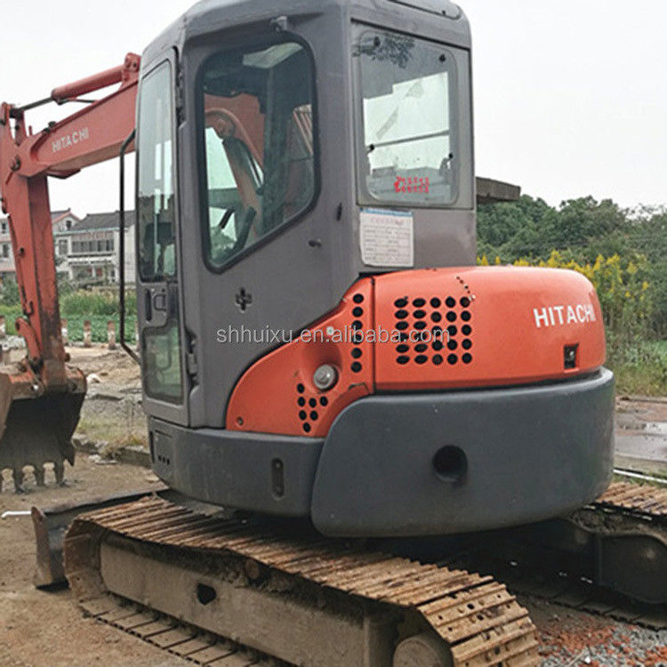 Hitachi stokta Kullanılmış mini kazıcı Japon HITACHI 55 satılık/İlk el Küçük sürünen kazıcı iyi durumda HITACHI 55