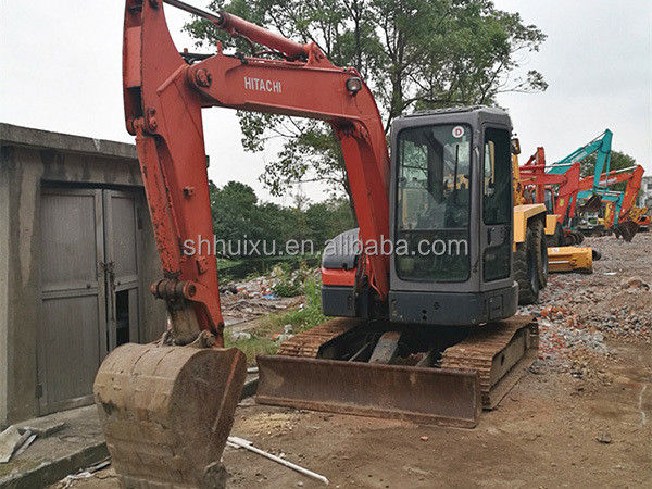Hitachi stokta Kullanılmış mini kazıcı Japon HITACHI 55 satılık/İlk el Küçük sürünen kazıcı iyi durumda HITACHI 55
