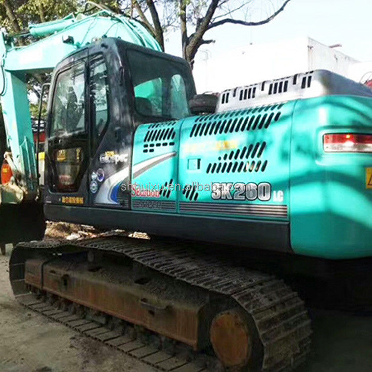 Kobelco SK200 Kullanılmış kazma makinesi Kobelco SK260 mükemmel kalite ikinci el sürünen kazıcı