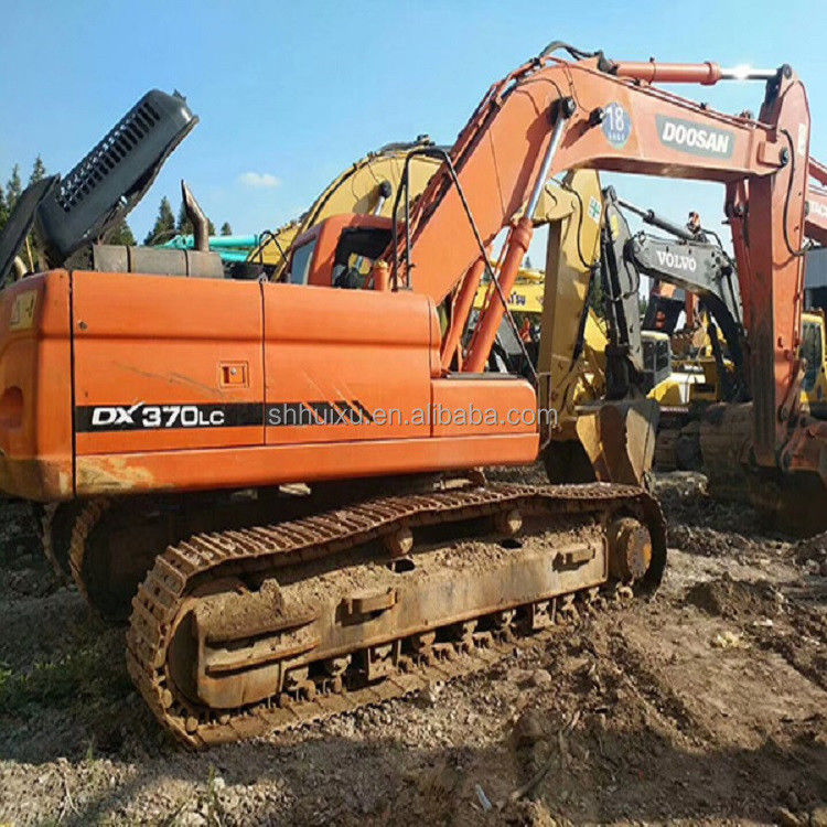 Doosan sıcak satış Mükemmel kalite İkinci el hidrolik sürünen kazma makinesi DOOSAN DX370 Kore kökeni/kullanılmış kazma makinesi en çok satan iyi fiyat