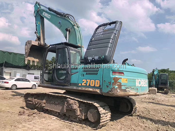 Kobelco SK200 Mükemmel kalite ikinci el sürünen kazıcı kullanılmış kazma makinesi Kobelco SK270D ucuz fiyat