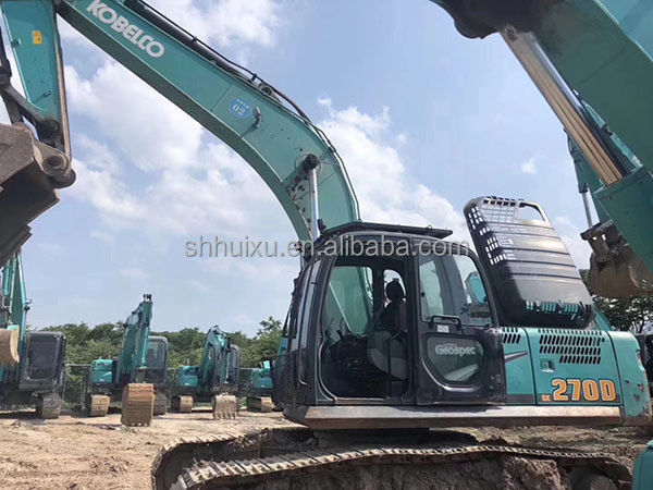 Kobelco SK200 Mükemmel kalite ikinci el sürünen kazıcı kullanılmış kazma makinesi Kobelco SK270D ucuz fiyat