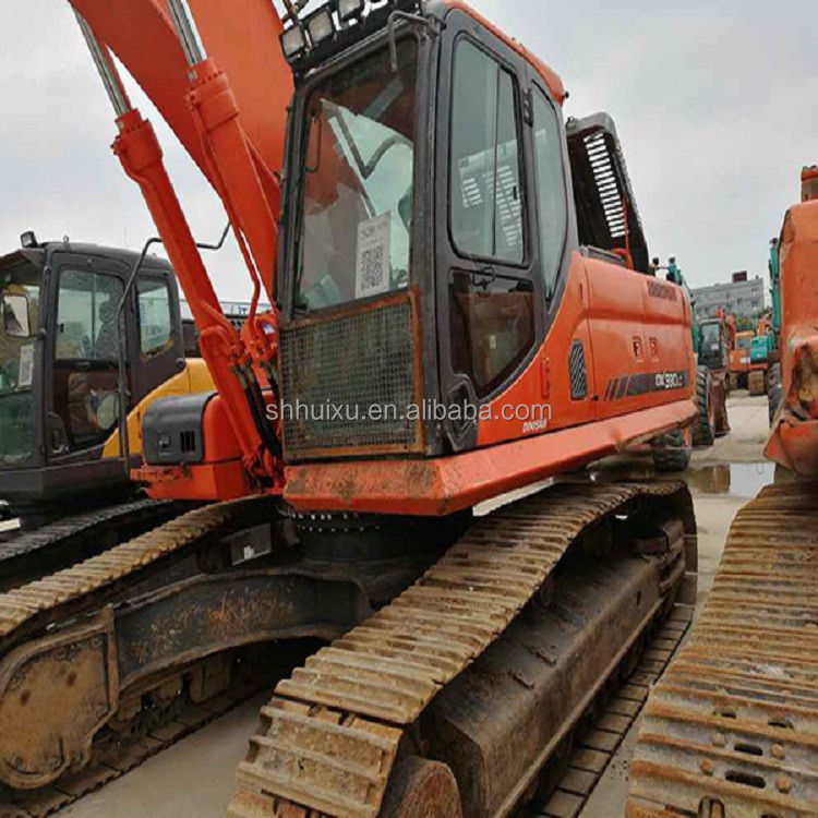 Doosan sıcak satış en çok satan ikinci el hidrolik sürünen kazıcı DOOSAN DX380 Kore kökeni/kullanılmış kazma makinesi iyi fiyat