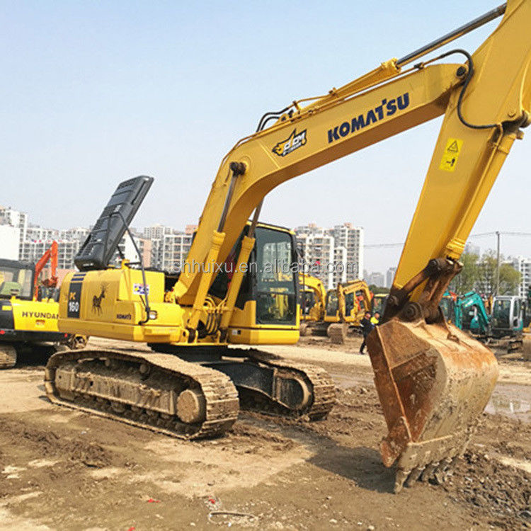 Komatsu Kullanılmış Komatsu PC160-7 sürünen kazıcı ikinci el kazma makinesi satılıyor Komatsu Kazıcı