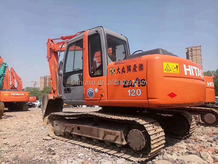 Hitachi sıcak satış İkinci el Crawler Excavator HITACHI 120 iyi durumda Satılık kullanılmış kazma makinesi