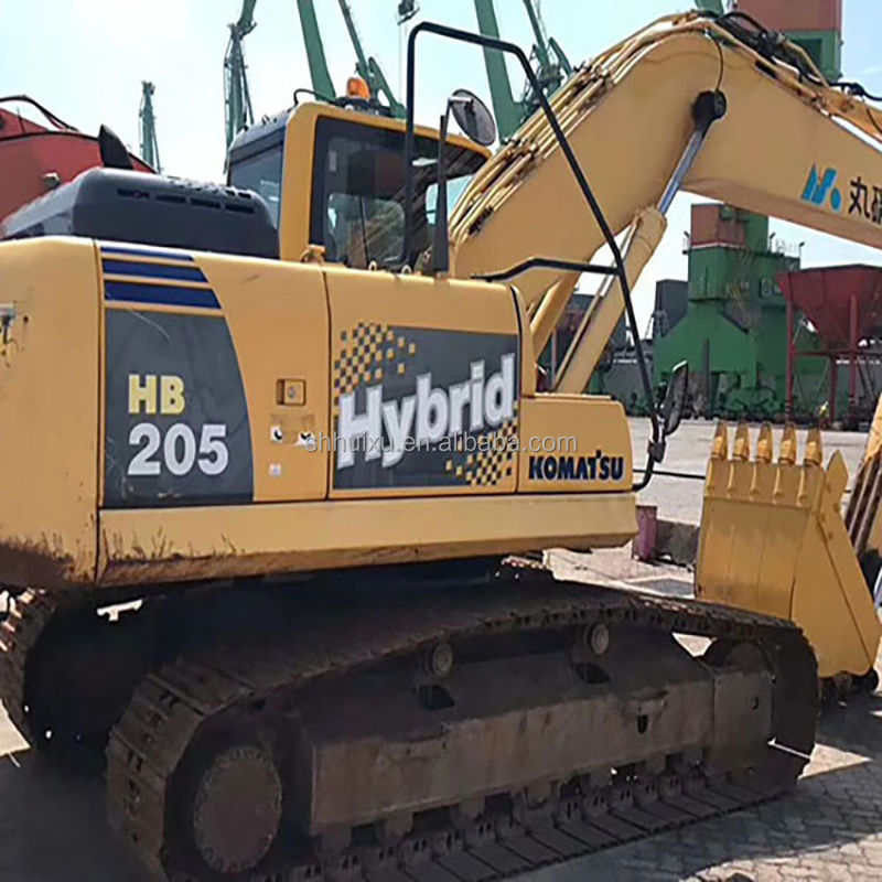Komatsu Kullanılmış Komatsu PC205 sürünen kazıcı iyi kalite ikinci el kazma makinesi satılıyor Komatsu Kazıcı