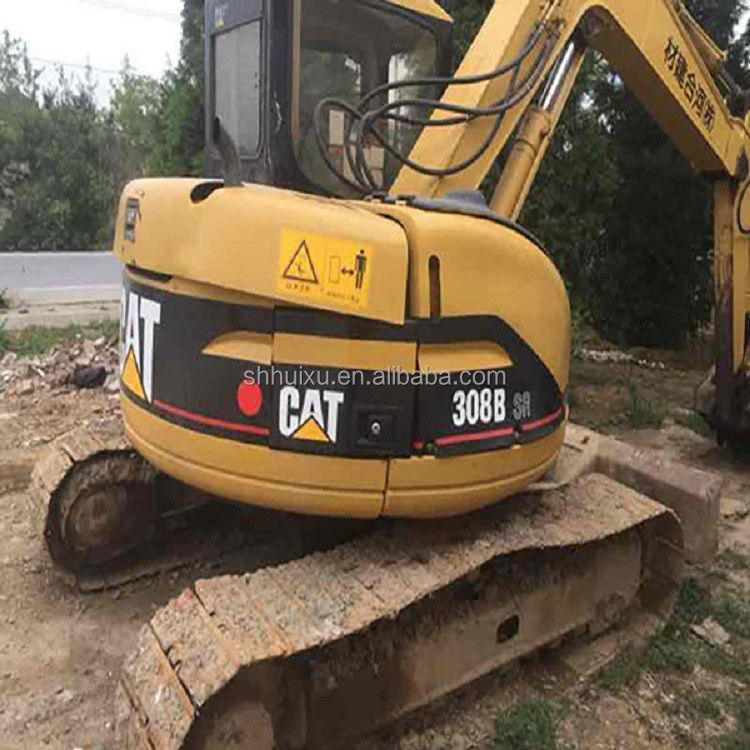 İkinci el kaliteli Mini sürünen kazıcı kullanılmış CAT308B 8T Kullanılmış kazıcı kazma makinesi