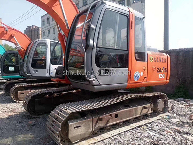 Hitachi sıcak satış İkinci el Crawler Excavator HITACHI 120 iyi durumda Satılık kullanılmış kazma makinesi