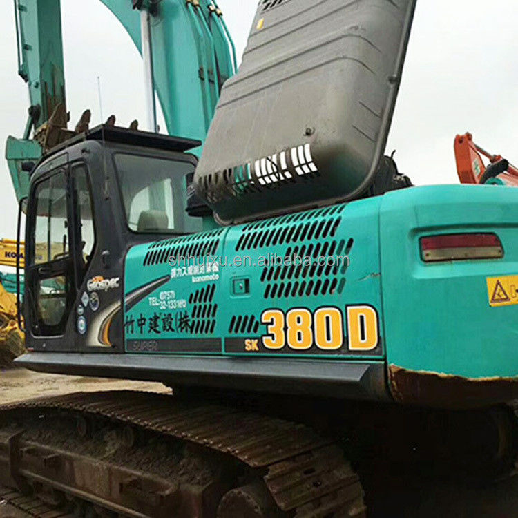 Kobelco SK200 Mükemmel kalite ikinci el sürünen kazıcı Kobelco SK380/kullanılmış kazma makinesi Kobelco SK380 ucuz fiyat