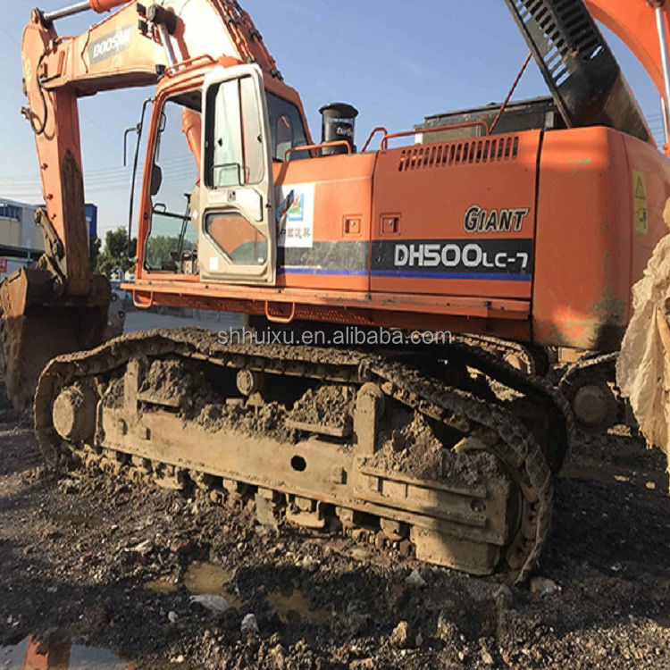 Doosan sıcak satış Mükemmel kalite İkinci el hidrolik sürünen kazma makinesi DOOSAN DH500 Kore kökeni/kullanılmış kazma makinesi en çok satan iyi fiyat