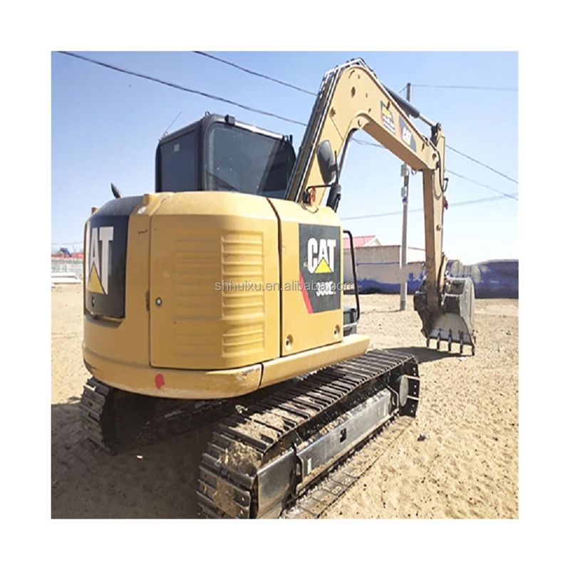 Yüksek kaliteli İkinci El Mini sürünen kazıcı kullanılan CAT308E 8T Kullanılmış tırtıl kazıcı kazma makinesi stokta tırtıl
