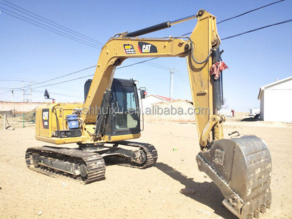 Yüksek kaliteli İkinci El Mini sürünen kazıcı kullanılan CAT308E 8T Kullanılmış tırtıl kazıcı kazma makinesi stokta tırtıl