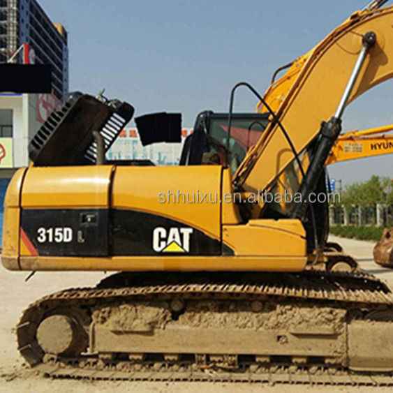 Caterpillar 315dl kullanılmış sürünen kazıcı CAT315 15T kullanılmış kazıcı kazma makinesi Caterpillar stokta