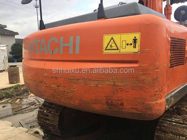 Hitachi Sıcak Satış Kullanılmış kazma makinesi Japon HITACHI ZX200 ikinci el Crawler Excavator HITACHI 200 iyi durumda