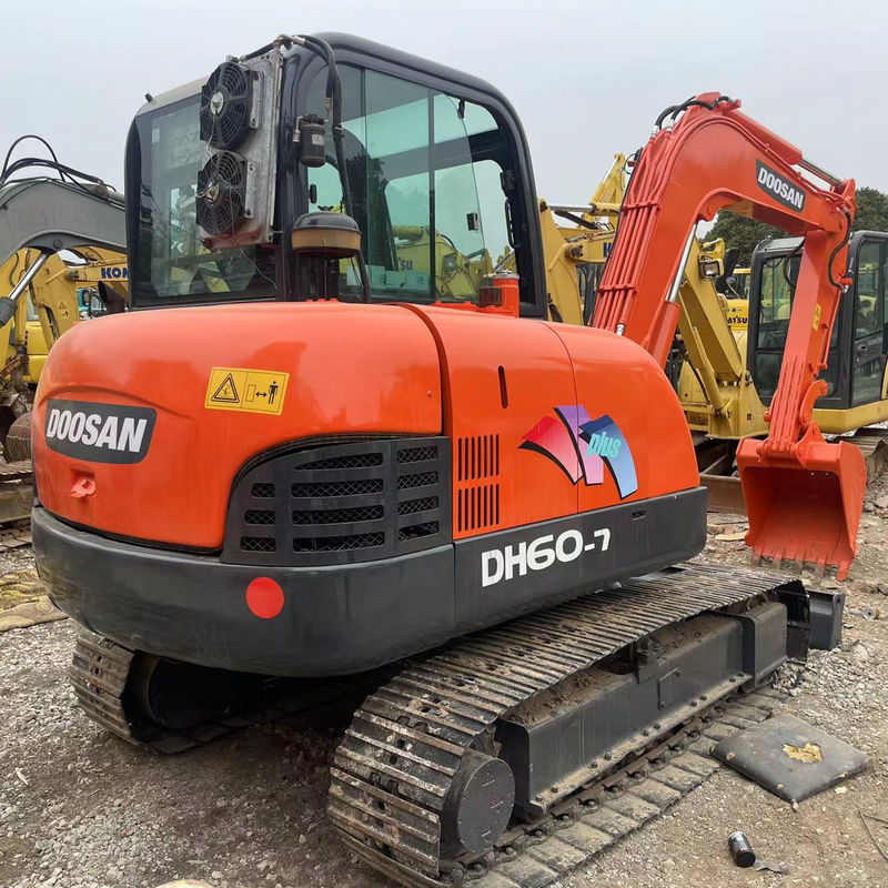 Yüksek kaliteli Kullanılmış mini kazıcı Doosan ZX60 inşaat makinesi/İkinci el hidrolik sürünen kazıcı DOOSAN ZX60 Kore kökeni