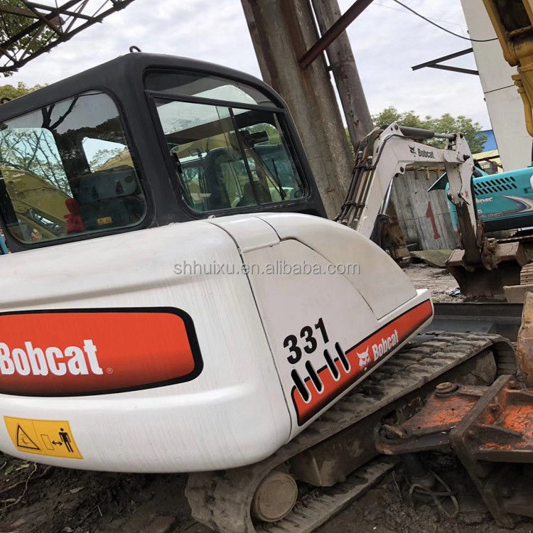 İkinci el kaliteli sürünen kazıcı BOBCAT331 3.1T Satılık kullanılmış kazıcı kazma makinesi